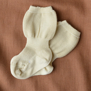 100% Organic Wool Baby Socks (0-3y)