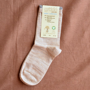 Children's Socks in Organic Wool/Cotton (1-10y+)
