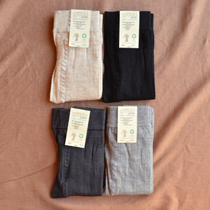 Women's Footless Tights - Organic Wool/Cotton
