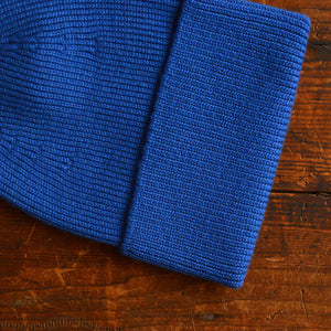 Hvid Rib Beanie - 100% Merino Wool (Teen-Adult)