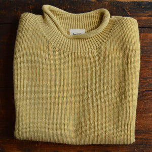 Women's Knitted Vest - 100% Merino Wool - Light Yellow (S-M)