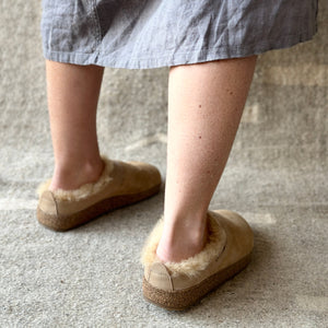 Sheepskin Clogs - Snowbird - Taupe (Adults 36-46)