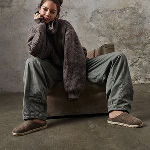 Wool Felt Clogs - Manhattan - Taupe (Adults 36-43)