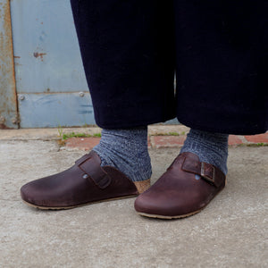 Leather Clogs - Porto - Dark Brown (Adults 36-44)
