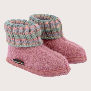Boiled Wool Slipper Boots - Tricote - Powder (Kids 23-35)