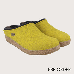 Wool Felt Clogs - Kris - Limone (Adults 36-46) *Pre-Order