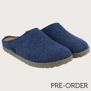 Haflinger Wool Felt Clogs - Manhattan - Capitan (Adults 36-46) *Pre-Orders open Jan