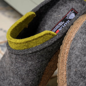 Wool Felt Clogs - Speedy - Capitan Blue (Adults 36-46)