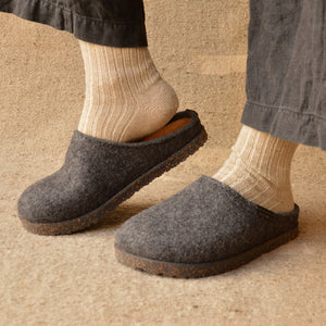 Haflinger Wool Felt Clogs - Manhattan - Capitan (Adults 36-46) *Pre-Orders open Jan