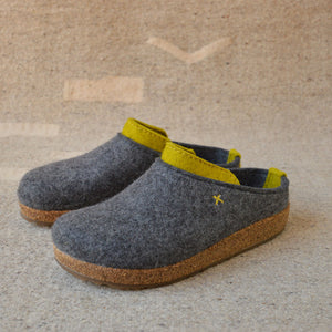Wool Felt Clogs - Speedy - Anthracite (Adults 36-46)