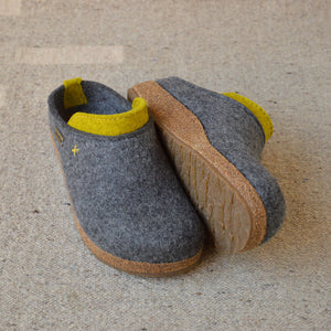 Wool Felt Clogs - Speedy - Anthracite (Adults 36-46)