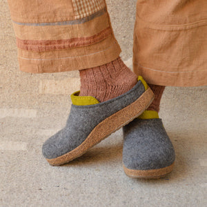 Wool Felt Clogs - Speedy - Anthracite (Adults 36-46)