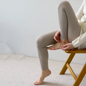 Hakne Ribbed Leggings - Silk/Cotton (Women's 10-12)