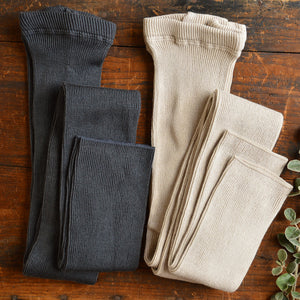 Hakne Ribbed Leggings - Silk/Cotton (Women's 10-12)