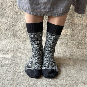 Fine Snowflake Wool Socks - Organic Merino (Adults 36-43) *Returning 2026