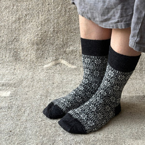Fine Snowflake Wool Socks - Organic Merino (Adults 36-43) *Returning 2026