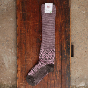 Kneehigh Hygge Fairisle Organic Wool Socks (Adults 36-41)
