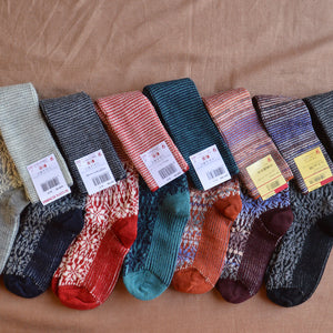 Kneehigh Hygge Fairisle Organic Wool Socks (Adults 36-41)