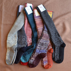 Kneehigh Hygge Fairisle Organic Wool Socks (Adults 36-41)