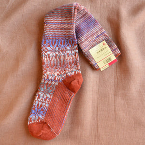 Kneehigh Hygge Fairisle Organic Wool Socks (Adults 36-41)