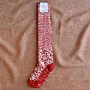 Kneehigh Hygge Fairisle Organic Wool Socks (Adults 36-41)