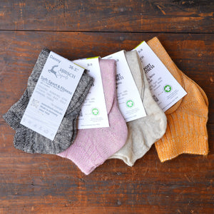 Ankle Socks - Organic Merino/Linen (Adults 36-43) *Returning Soon