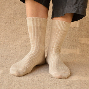 Sports Socks - Organic Merino/Linen (Adults 36-46)