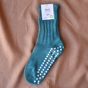 Chunky Grippy Wool Socks - Organic Merino (Adults 36-41)