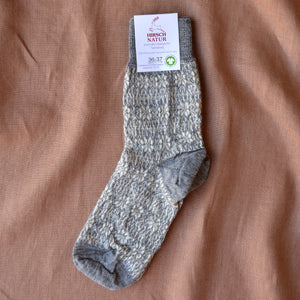 Fine Snowflake Wool Socks - Organic Merino (Adults 36-43) *Returning 2026