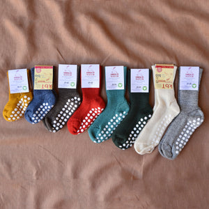 Child's Grippy Organic Wool Socks