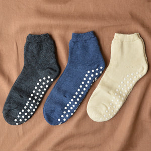 Wellness Grippy Ankle Socks - Organic Wool/Silk (Adults 36-43) *Returning Soon