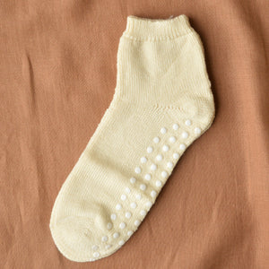 Wellness Grippy Ankle Socks - Organic Wool/Silk (Adults 36-43)