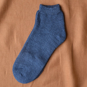 Wellness Ankle Bed Socks - Organic Wool/Silk (Adults 36-43)