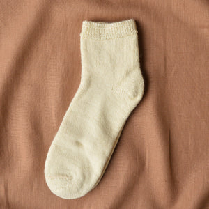 Wellness Ankle Bed Socks - Organic Wool/Silk (Adults 36-43)