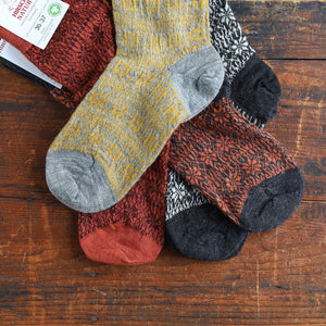 Fine Snowflake Wool Socks - Organic Merino (Adults 36-43)