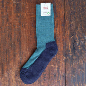 Trekking Socks - 100% Organic Wool (Adults 36-46)