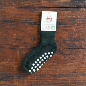 Child's Grippy Organic Wool Socks