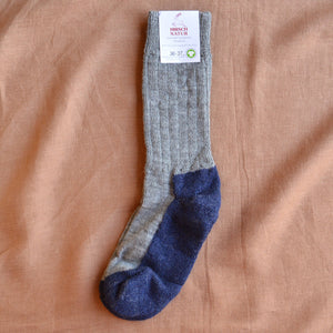 Trekking Socks - 100% Organic Wool (Adults - 36-46)