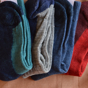 Trekking Socks - 100% Organic Wool (Adults - 36-46)