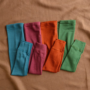 Child's Leggings by Hocosa - Organic Merino/Silk (1-14y)