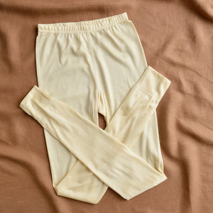 Women's Leggings - 100% Tussah Silk - Natural (S-L)