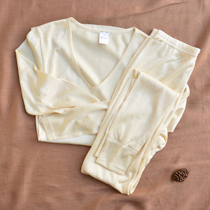 Women's Leggings - 100% Tussah Silk - Natural (S-L)