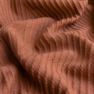 Hvid Akira Baby Blanket - 100% Merino Wool - Brick (70x95cm)