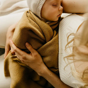 Hvid Felix Baby Blanket - 100% Extrafine Merino Wool (95x70cm)