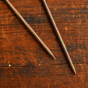 Symfonie Birch Rainbow Knitting Needles - Straight (25cm)