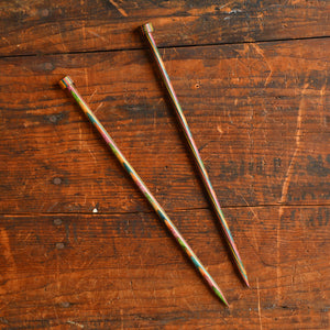 Symfonie Birch Rainbow Knitting Needles - Straight (25cm)