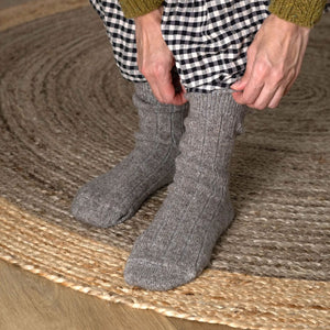 Medium Rib Wool/Alpaca/Hemp Socks (Adults)