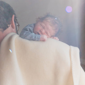 Baby Blanket in Organic Merino Wool Fleece (65x100cm)