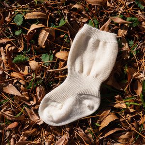 100% Organic Wool Baby Socks (0-3y)