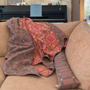 Welsh Knot Garden Draught Excluder - 100% Wool